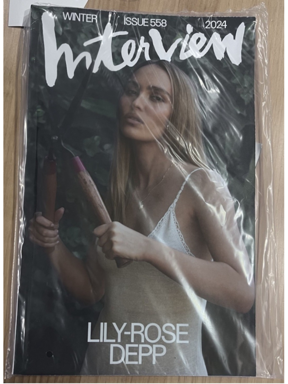 LILY ROSE DEPP Interview Magazine Winter 2024 Issue 558 New